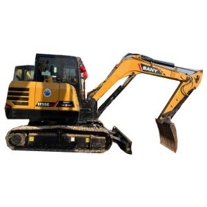 Used SANY SY55Pro Mini Hydraulic Excavator 6 Ton Earth Moving Digger
