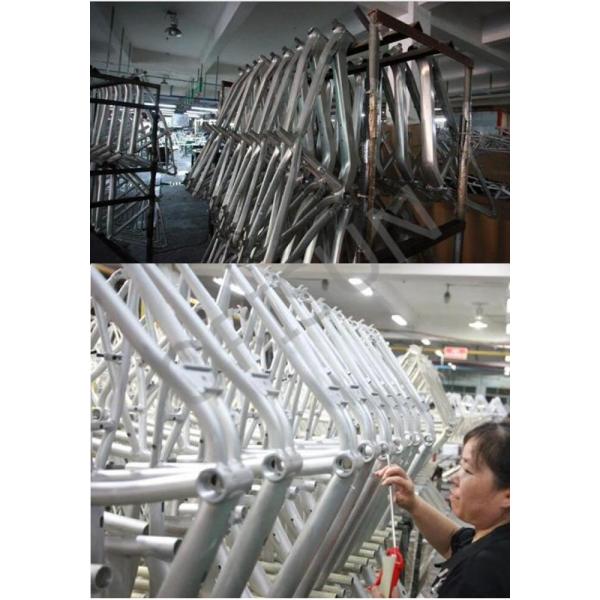 Full Suspension Electric Bike Frame 27.5er Boost All Mountain Riding Style