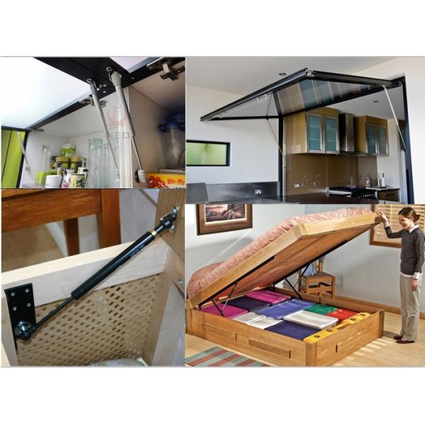 Furniture Gas Springs And Dampers , Nitrogen Gas Lift For Bed
