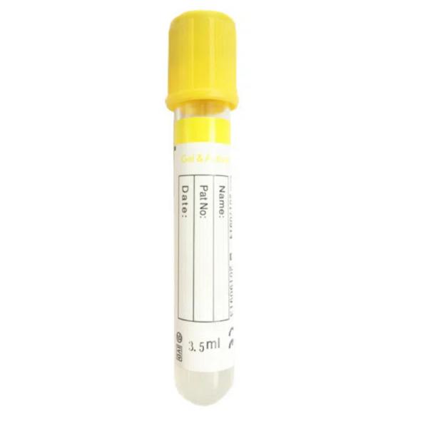 CE ISO Vacuum Blood Collection Tube with Coagulant and Separation Gel 2ml 8ml Glass PET