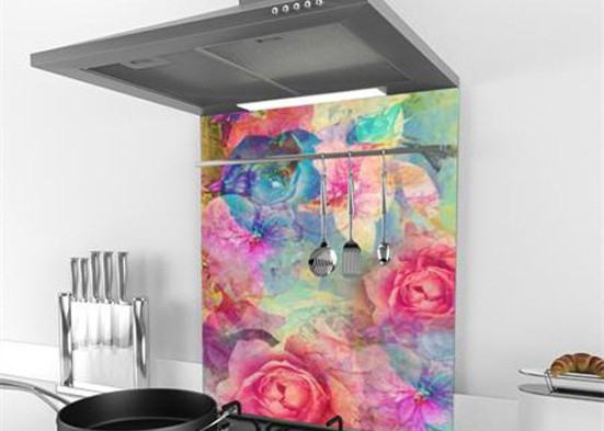 6~12mm Printing Digital Photos On Glass , Bath Shower Glass For Decorative