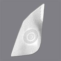 Grille de haut-parleur de voiture de haute précision en gravure de métal pour l'industrie automobile
