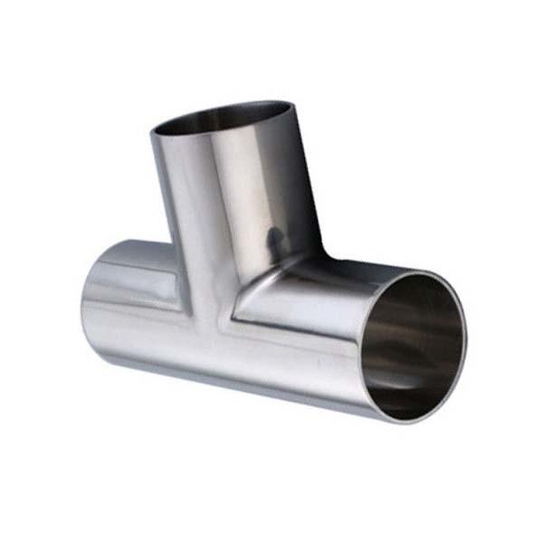Industrial Short Tee Sanitary Pipes And Fittings 10 Bar DIN11852 DN10-200