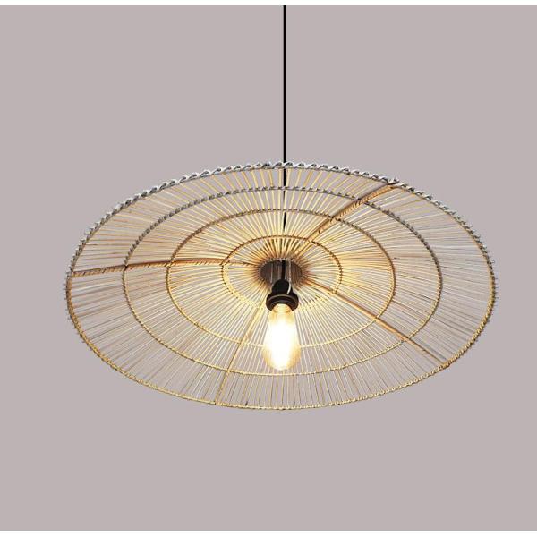 Customized Rattan Pendant Light Chandelier For Homestay Zen Tea Room