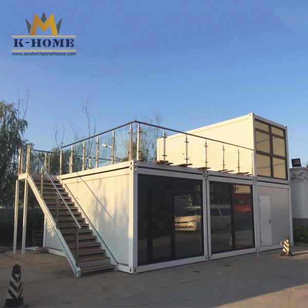 Tipo moderno escritório portátil do recipiente com projeto modular da construção rápida da acomodação