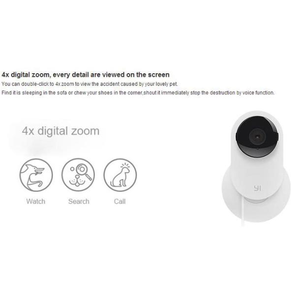 Original Xiaomi XiaoYi Night Vision WiFi 720P IP Camera