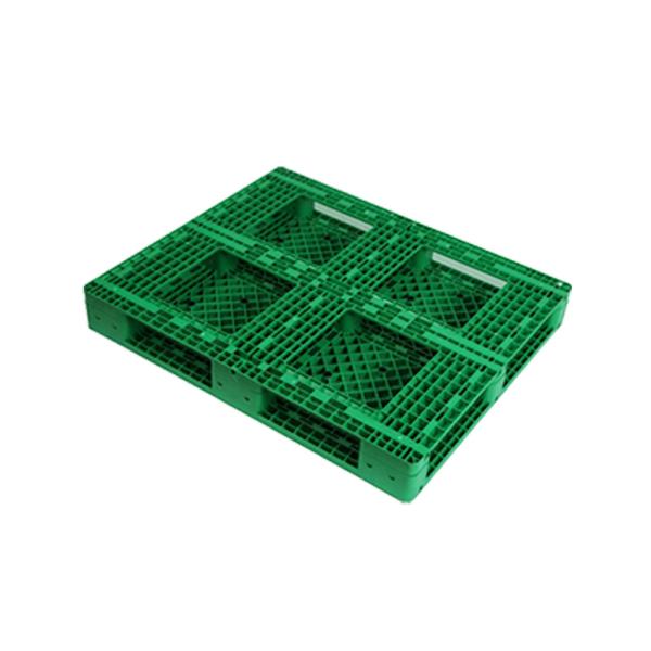 Páletes estáticas do HDPE das páletes plásticas da parte superior lisa da higiene anti 1200×1000mm