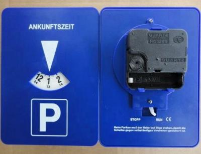 150x110mm Blue Auto Parking Disc Electric Parking Disk Plastic Parking Clock Parking Timer