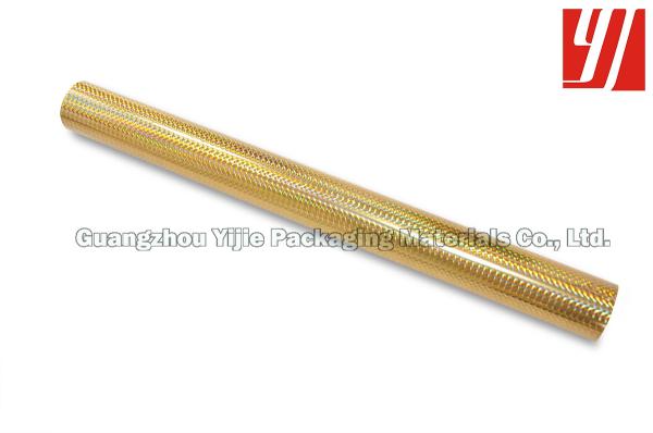 Rolo dourado da folha do laser do ODM 1.28m*180m do quadrado