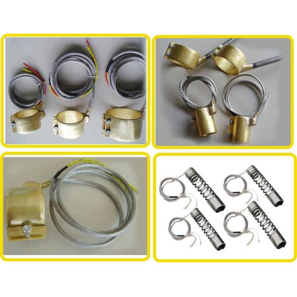 12V Coil Heaters With Thermocouple , Stainless Steel Nozzle Band Heaters