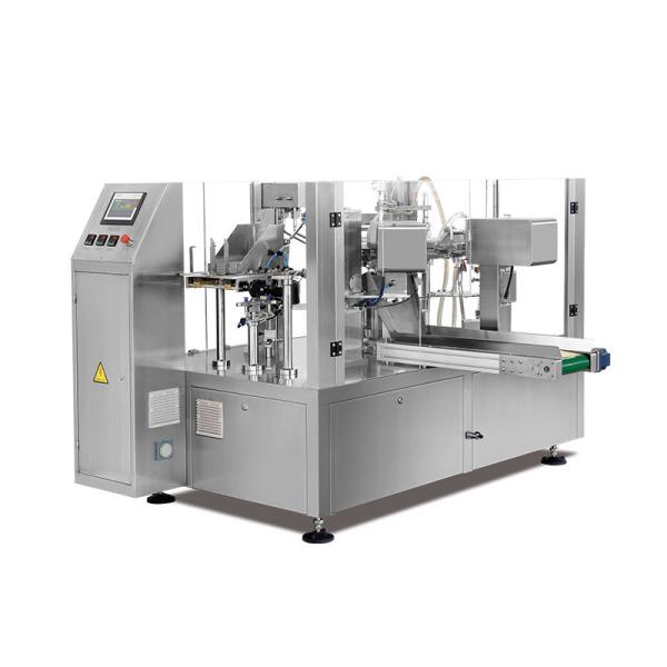 Premade Zip Bag Automatic Weigh Fill Seal Packing Machine For Coffee Beans