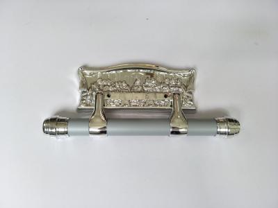 Ornamento móveis para o caixão que carrega, produtos fúnebres do caixão do painel do metal