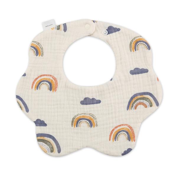 Muslin fabric Wholesale Customized Printed Feeding Cotton Fabric Baby Bibs