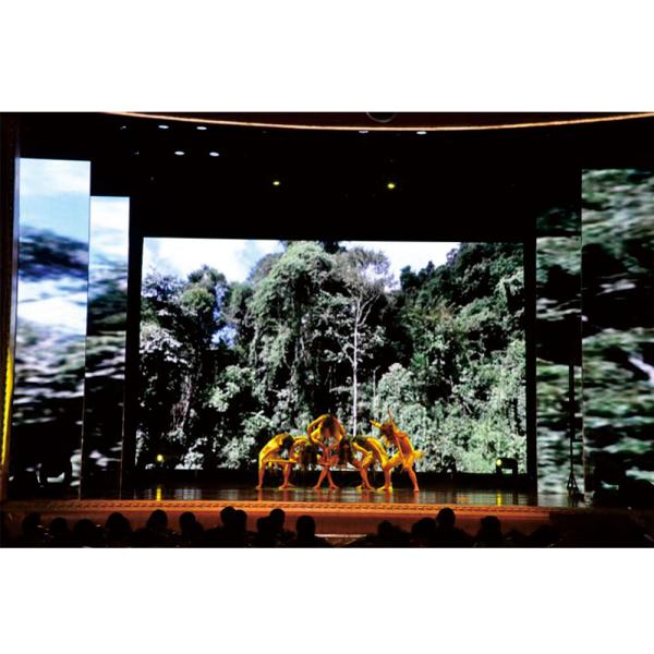Ultra Thin SMD P3 Indoor Rental Led Screen 192mm * 192mm For Back Stage Background