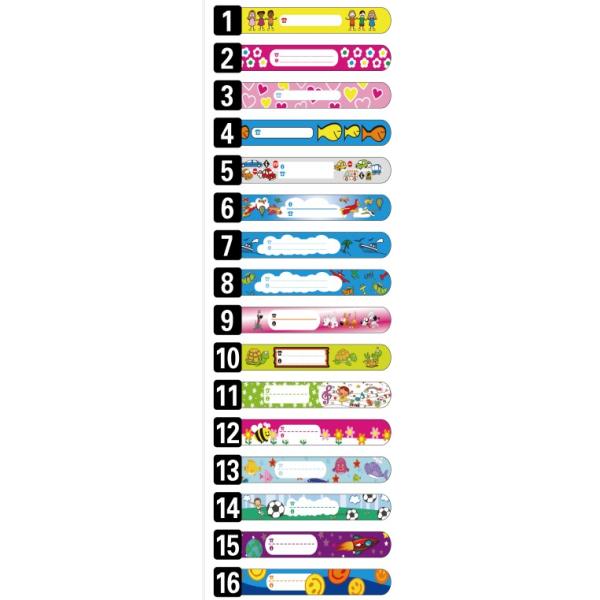 Waterproof Anti-Lost Writable Kids Name Identification Tracking Bracelet for Children