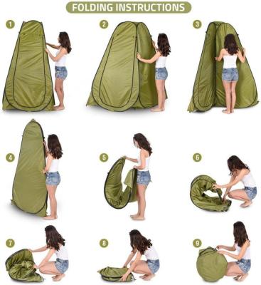 Pop Up Privacy Tent Shower Tent Portable Outdoor Camping Bathroom Toilet Tent Changing Dressing Room Privacy Shelters