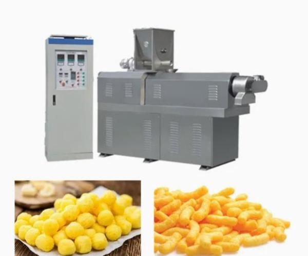 Les puces croustillantes de casse-croûte/vis/Shell/ont fait frire la machine d'extrudeuse de casse-croûte de granules