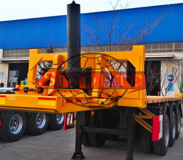 Skeletal / Flatbed Container Semi Trailer 3 Axle 20 FT Dump Semi Trailer
