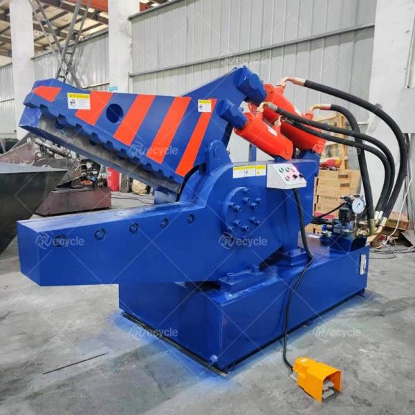 Industrial alligator metal flattening shear crusher Waste Scrap Sheet C Shears Hydraulic Steel Shearing Machine