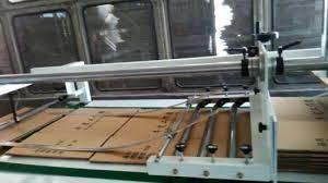 3 dobras automática 5 dobras controle do PLC da máquina da cartonagem da caixa de 7 dobras