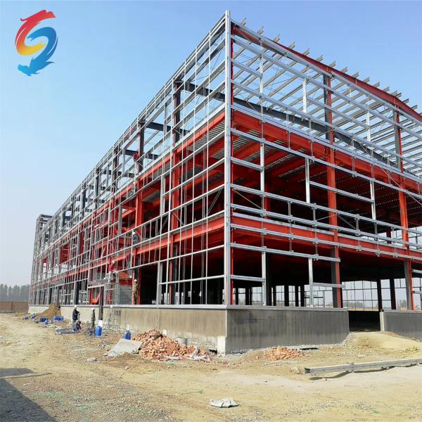 Prefab Steel Structure Warehouse With Optional Insulation And Aluminum Windows
