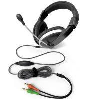 Fones de ouvido prendido com o microfone para a escola do escritório