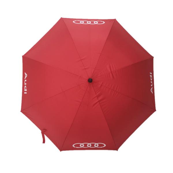 30 Inch Standard Size Promotional Golf Umbrellas In Red Color With EVA Handle