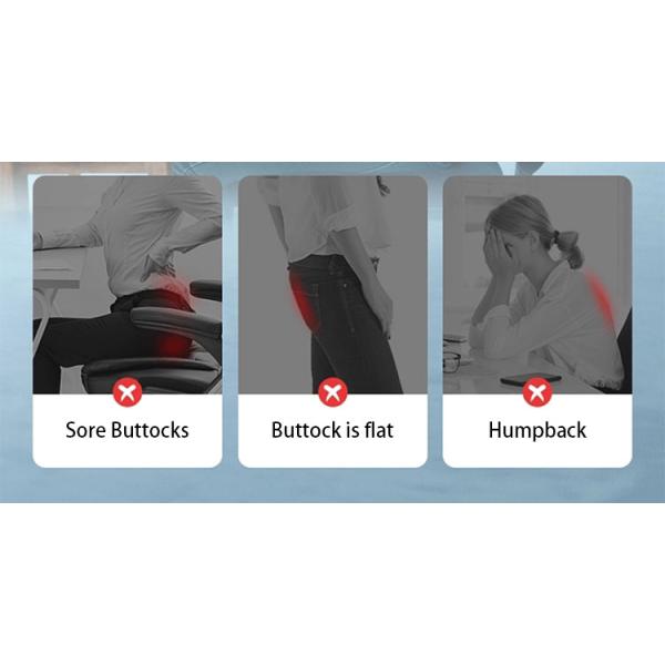 Anti-Static Office and Household Slow Rebound Seat Cushion for Comfortable Sitting