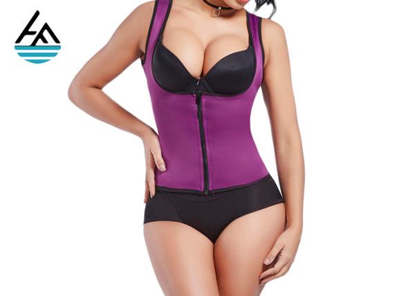 Durable XL Neoprene Slimming Suits Women's Sauna Shirt Screen Printing