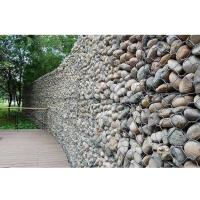 O baixo metal customizável Gabion do fio de aço do ferro do carbono prende a resistência de corrosão