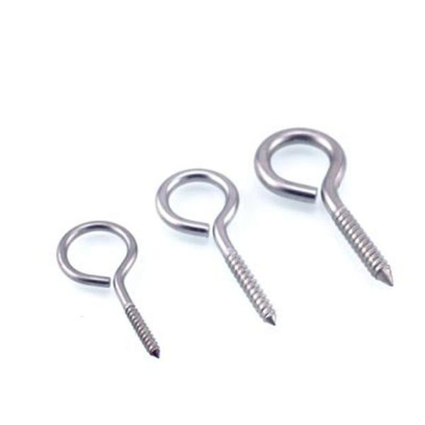 6 Inch Wood Screw Thread Eye Bolts Wind / Weather Resistant Architectural Decoration