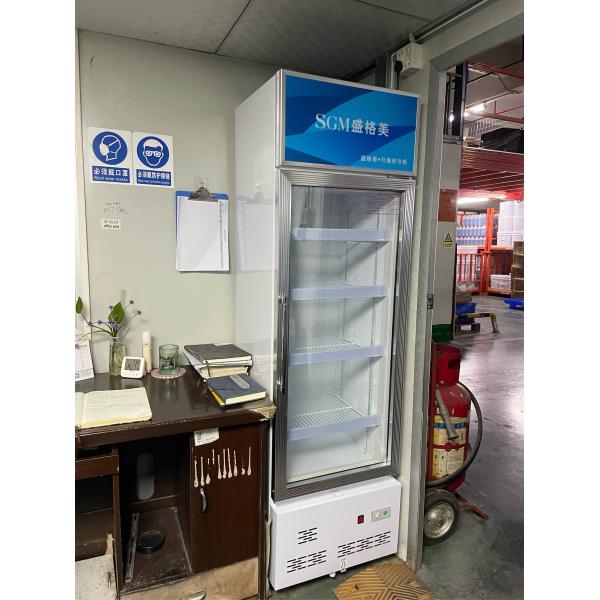 Direct Cooling System Single Door Commercial Beverage Cooler for Busy Supermarkets
