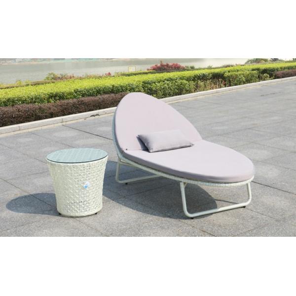 Outdoor Furniture Balcony Leisure Recline Rattan Chair Beach Lounger Swimming Pool Sun Loungers