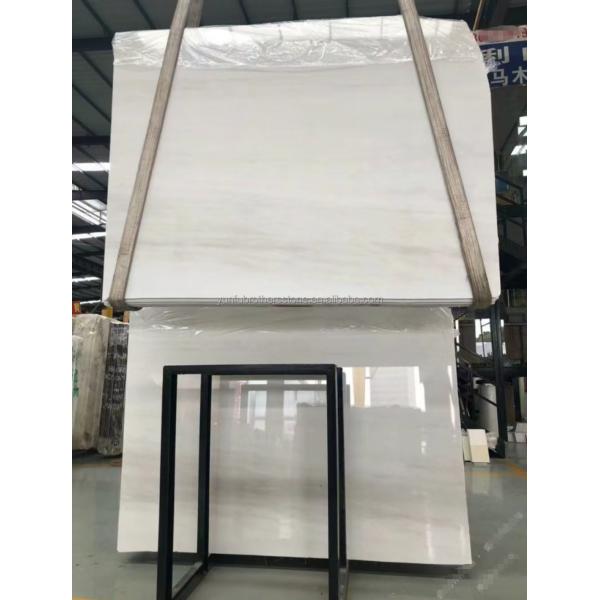 Customized Size Polished Italian White Marble Tile Top-Grade Stone for Hotel Floor