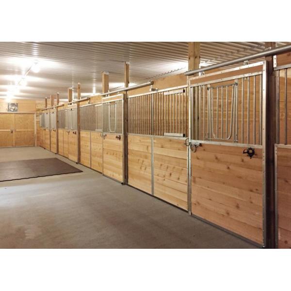 El panel estable de la cerca del tubo del caballo de acero portátil interior del metal con el desplazamiento