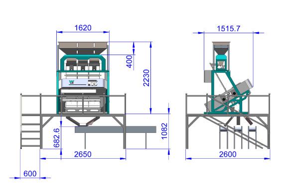 Automatic CCD RGB Bean Color Sorter