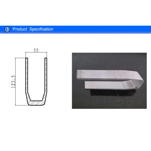 6000 Series Aluminium U Channel Extrusion Profiles for Medical Equipment Accessories