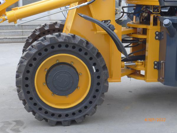 Manette mécanique de chargeur de Rate Load 2,5 Ton Small Front End Wheel