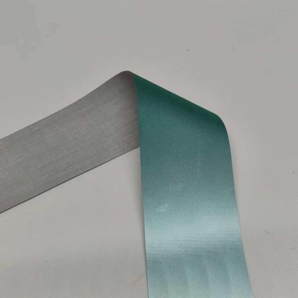 Green High Visibility Reflective Fabric Sew On For Safety Garments Bags Fashion Workwear