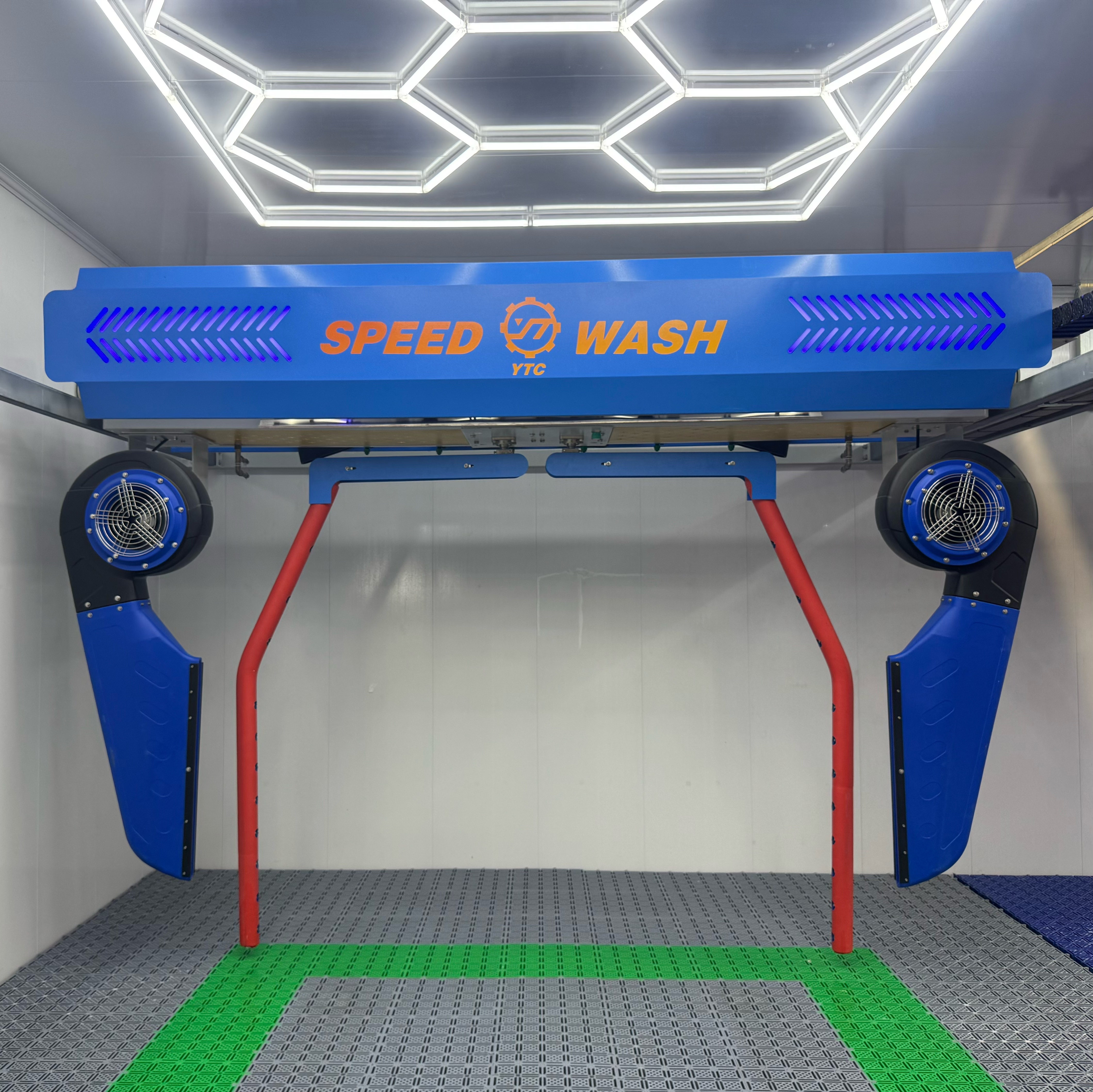 PLC Touchscreen Control Touchless Car Wash Machine With HMI Smart System