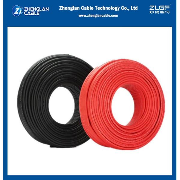 TUV En50618 H1z2z2 K 1.5kv Dc Lsoh Xlpe Solar Cable 10mm2 For Pv Panel