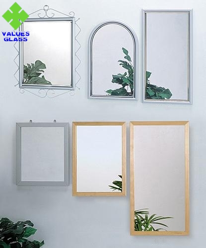 Установленная стеной Фрамелесс серебряная коррозионная устойчивость главного начальника зеркала стены