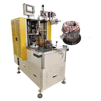 O dobro automático termina a máquina de laço de baixo nível de ruído do fio do estator do motor de EV