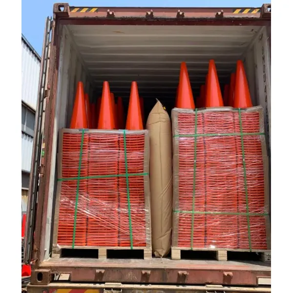 High Strength Roadway Safety PVC Traffic Cone with Customizable Colors and Black Base