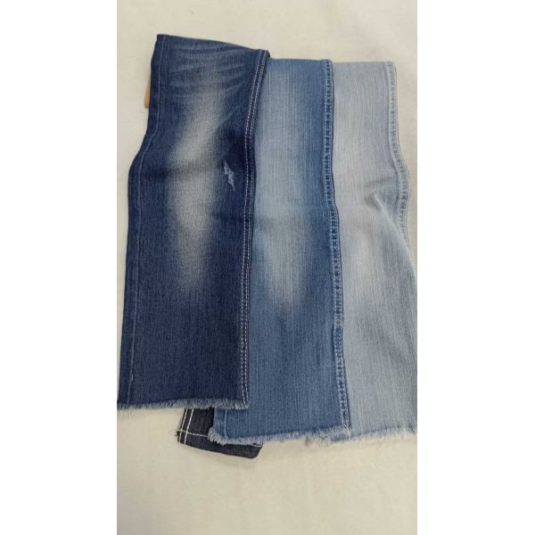 8.1 oz  Dark indigo with full width 180cm /12+12*21/40+21/70 Denim fabric JSD3351 for men jeans