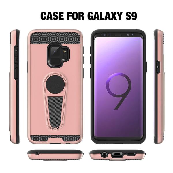 Durable Metal Kickstand Ring Smartphone Protective Case For Samsung S9 2018 A6 Plus