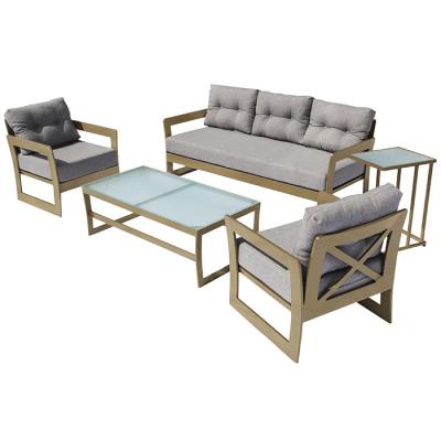 Heavy Duty Aluminium Frame 5 PCS Outdoor Garden Lounge Set