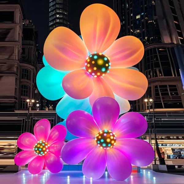 Light-Up Flowers for Festivals and Party Events