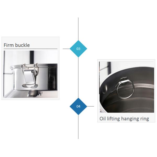 Storage Transport 25L Stainless Steel Milk Can 30.5cm*44.9cm