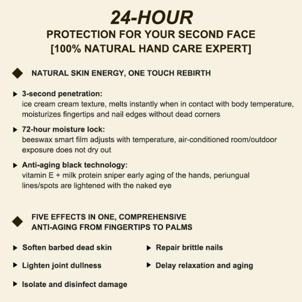 Pure Almond Milk Hand Cream Natural Nourishing Skin Rejuvenating OBM